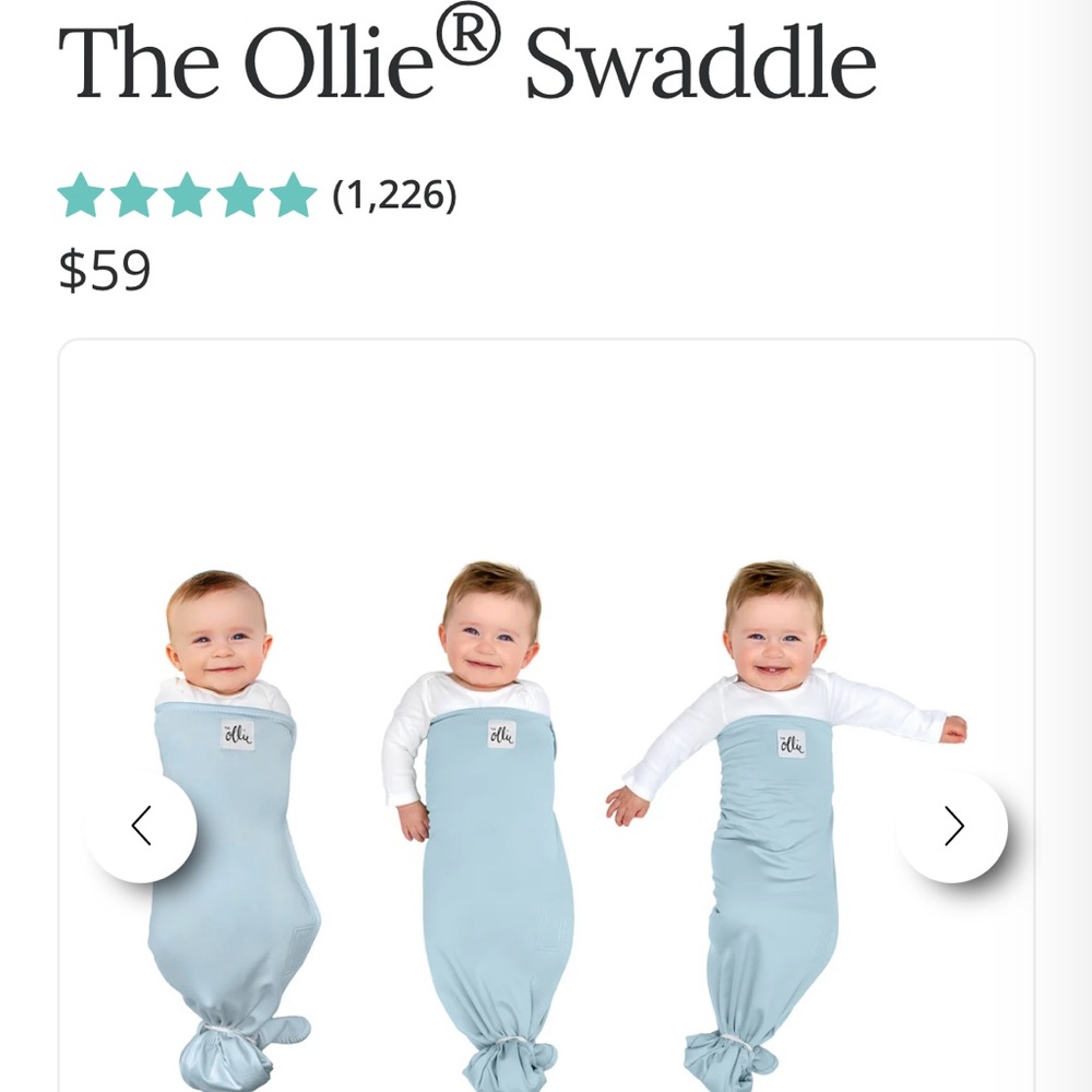 Ollie Swaddle - baby swaddle